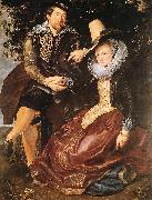 RUBENS, Pieter Pauwel The Artist and His First Wife, Isabella Brant, in the Honeysuckle Bower oil painting